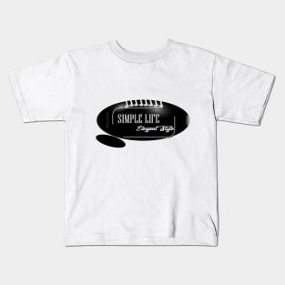 creative simple blackwhite Kids T-Shirt